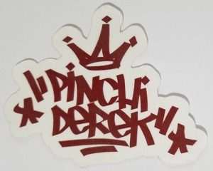 pinchi derek grafitti red 3 inch