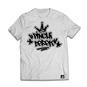 Pinchi Derek Black Graffiti Tshirt